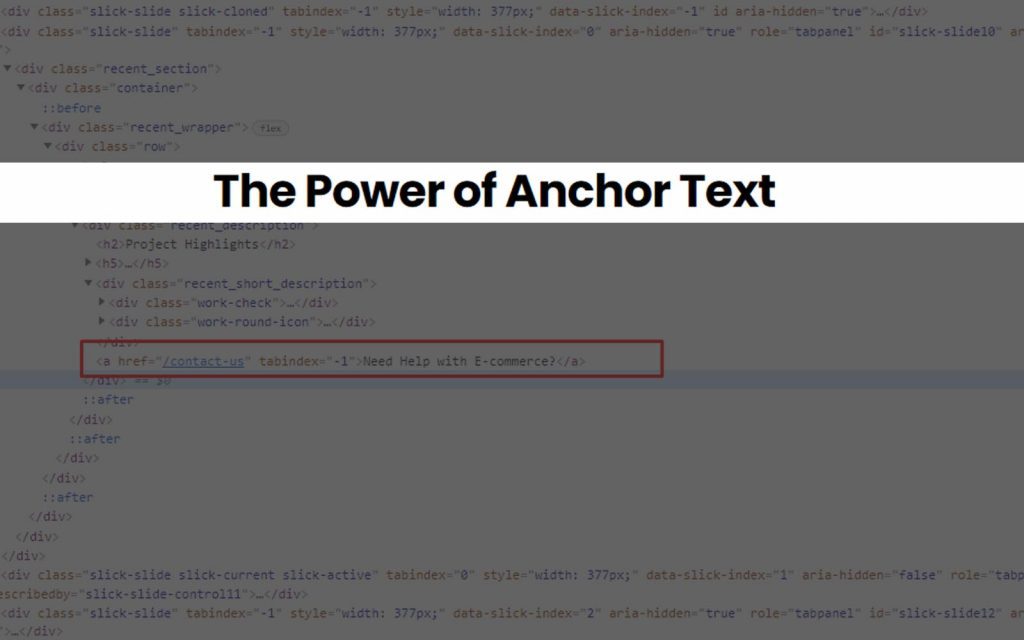 The Power of Anchor Text