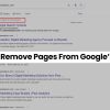 How to remove pages from google indexed